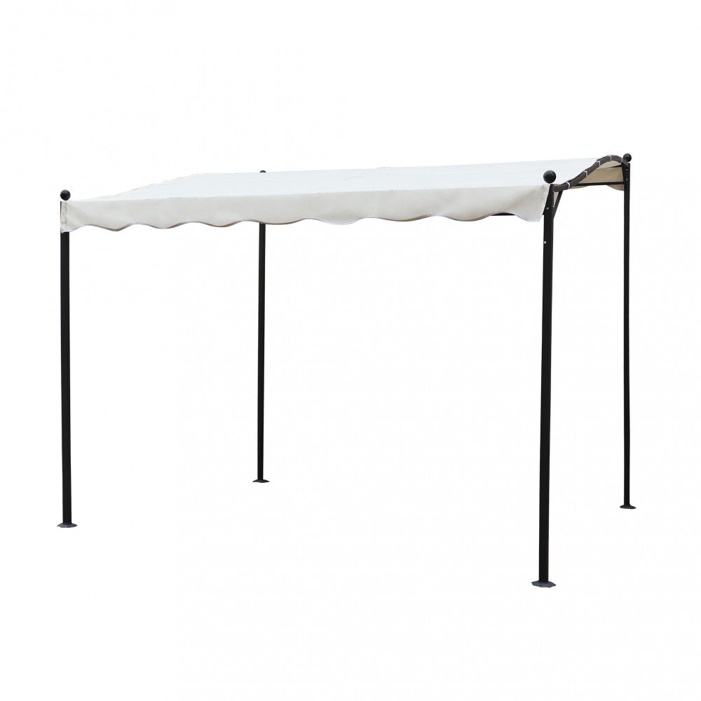 Gazebo Pergola 3x2,5 m in Acciaio Antracite...