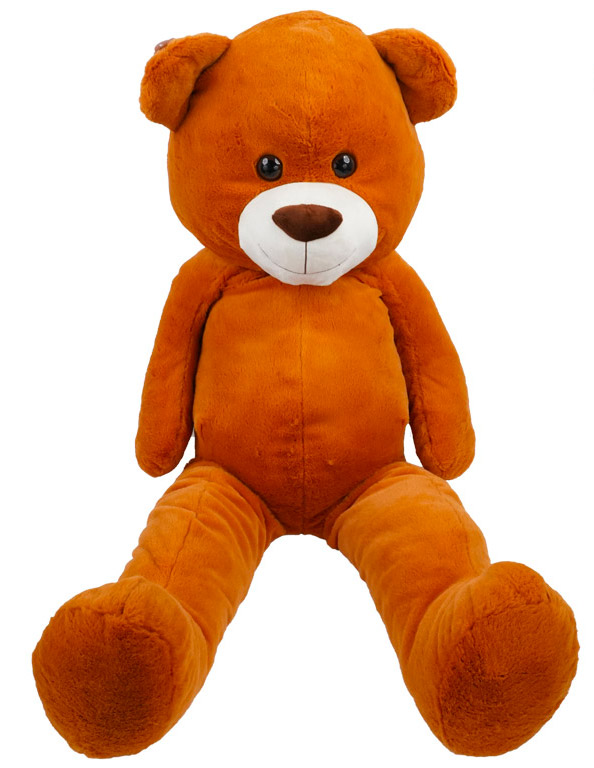 Image of Orso Peluche Puffy H130 cm per Bambini Marrone