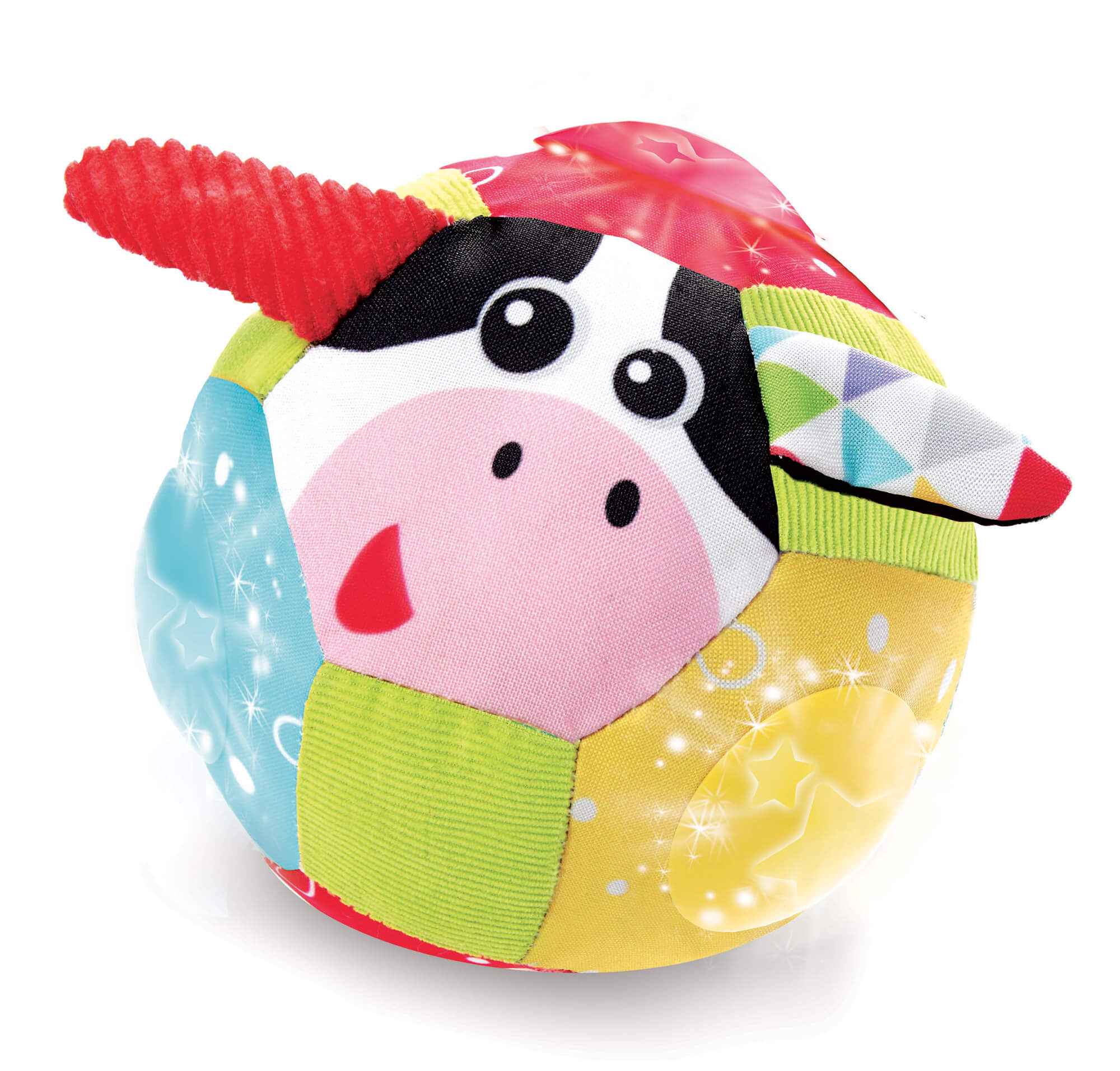 Palla Peluche Morbida a Batteria con Luci e Suoni Yookidoo 40146...