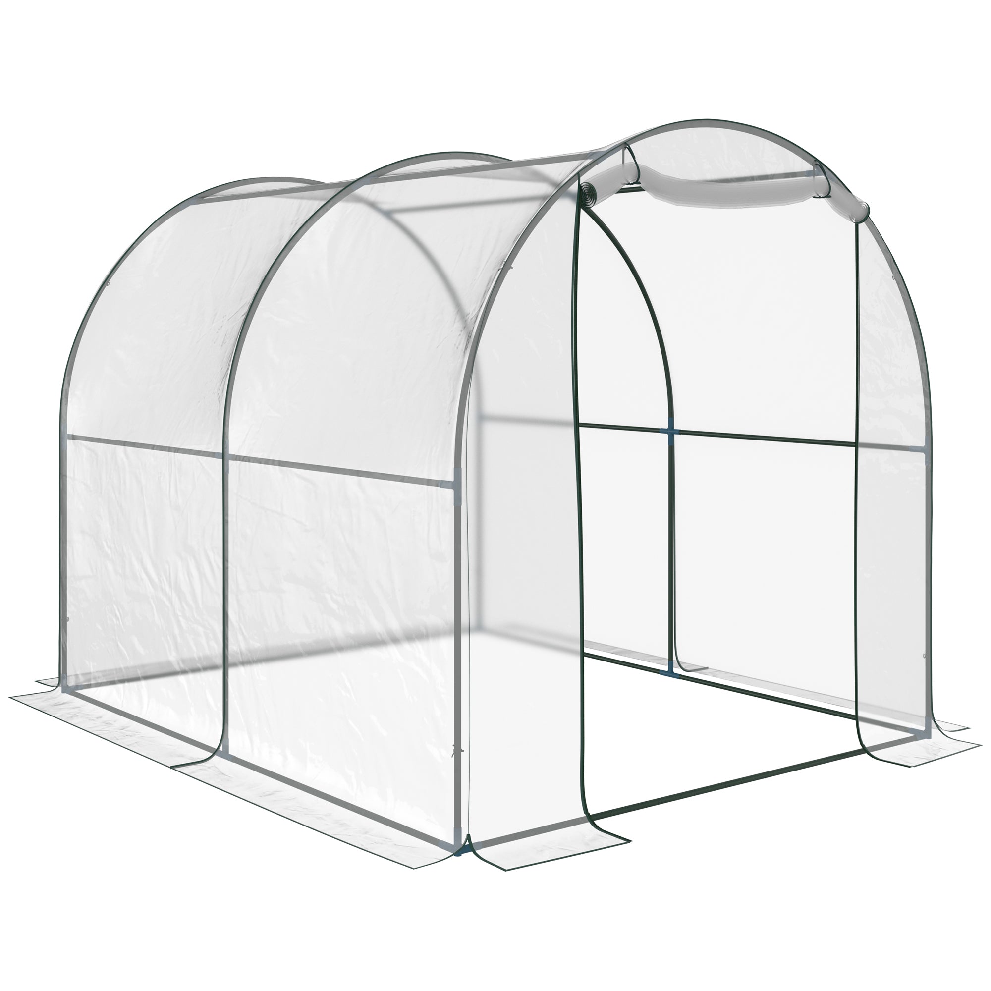 Serra da Giardino per Piante a Tunnel in PVC 250x200x200 cm 