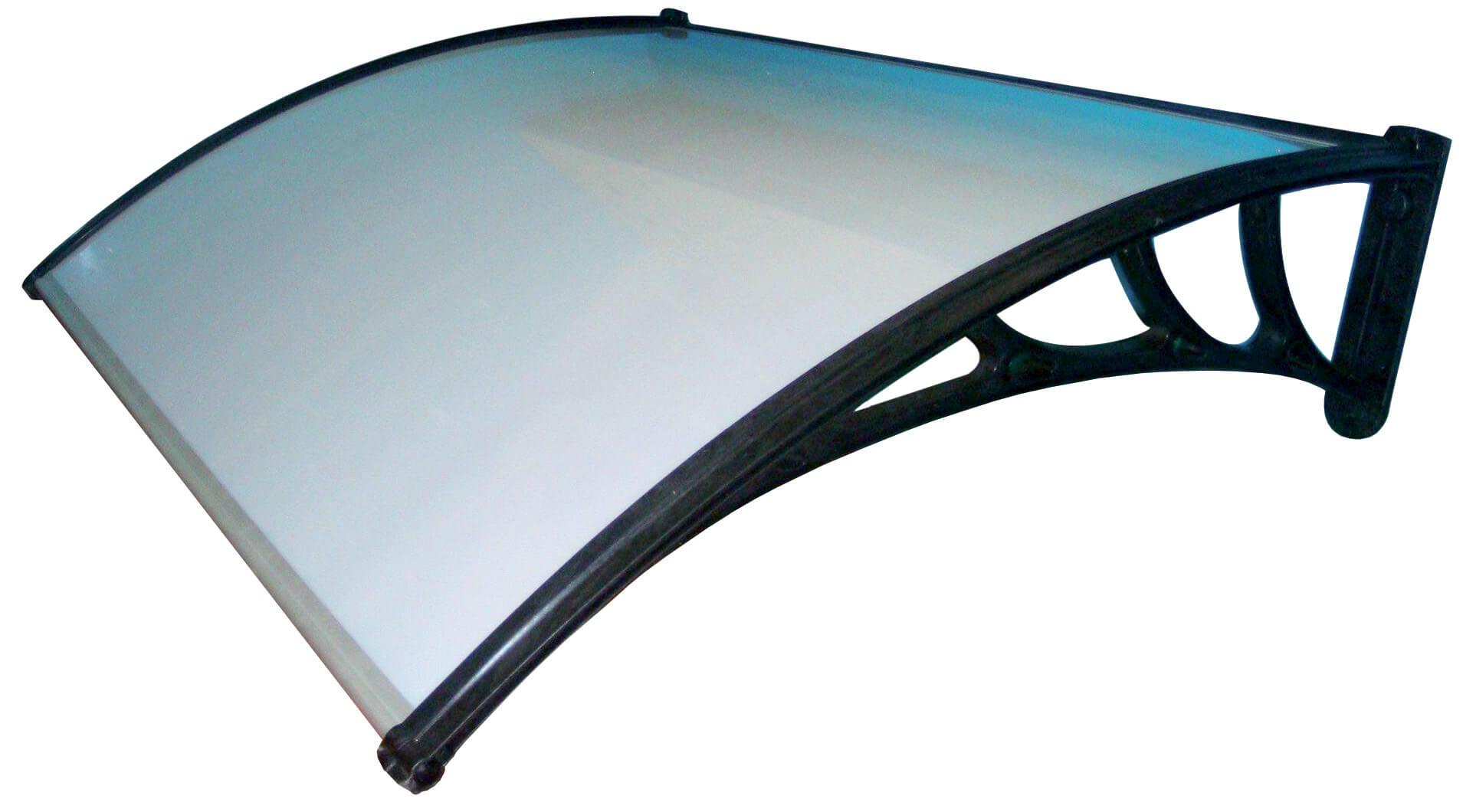 Pensilina Tettoia in Policarbonato Masi Neutro 100x80 cm