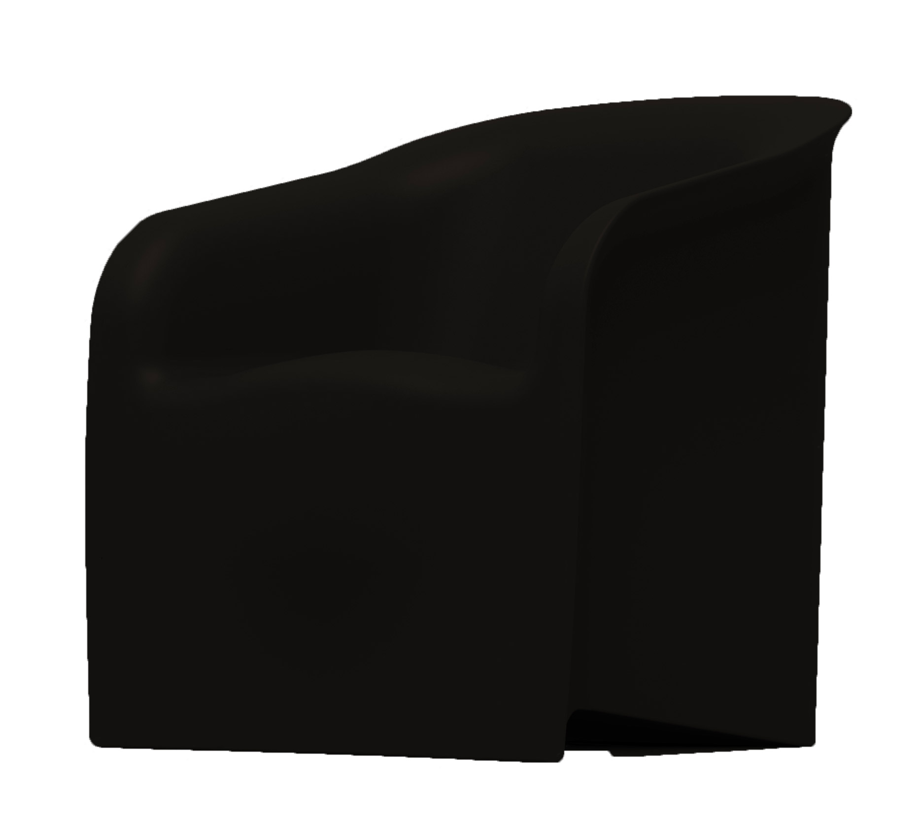 Image of Poltrona Sedia da Giardino 69x72 cm in Resina Arkema Lady Antracite
