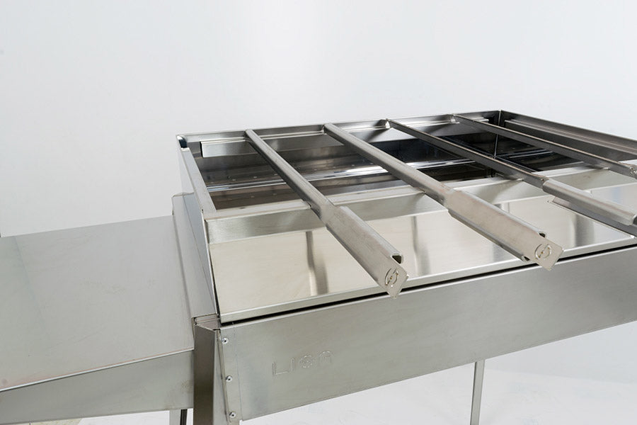 Kit 4 Spade per Cottura Picanha su Barbecue a Carbone Etna e Etna Maxi in Acciaio Lisa Luxury...