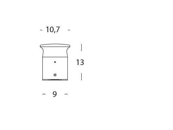 Applique da Esterno a LED 9W 4000K Sovil Grigio...