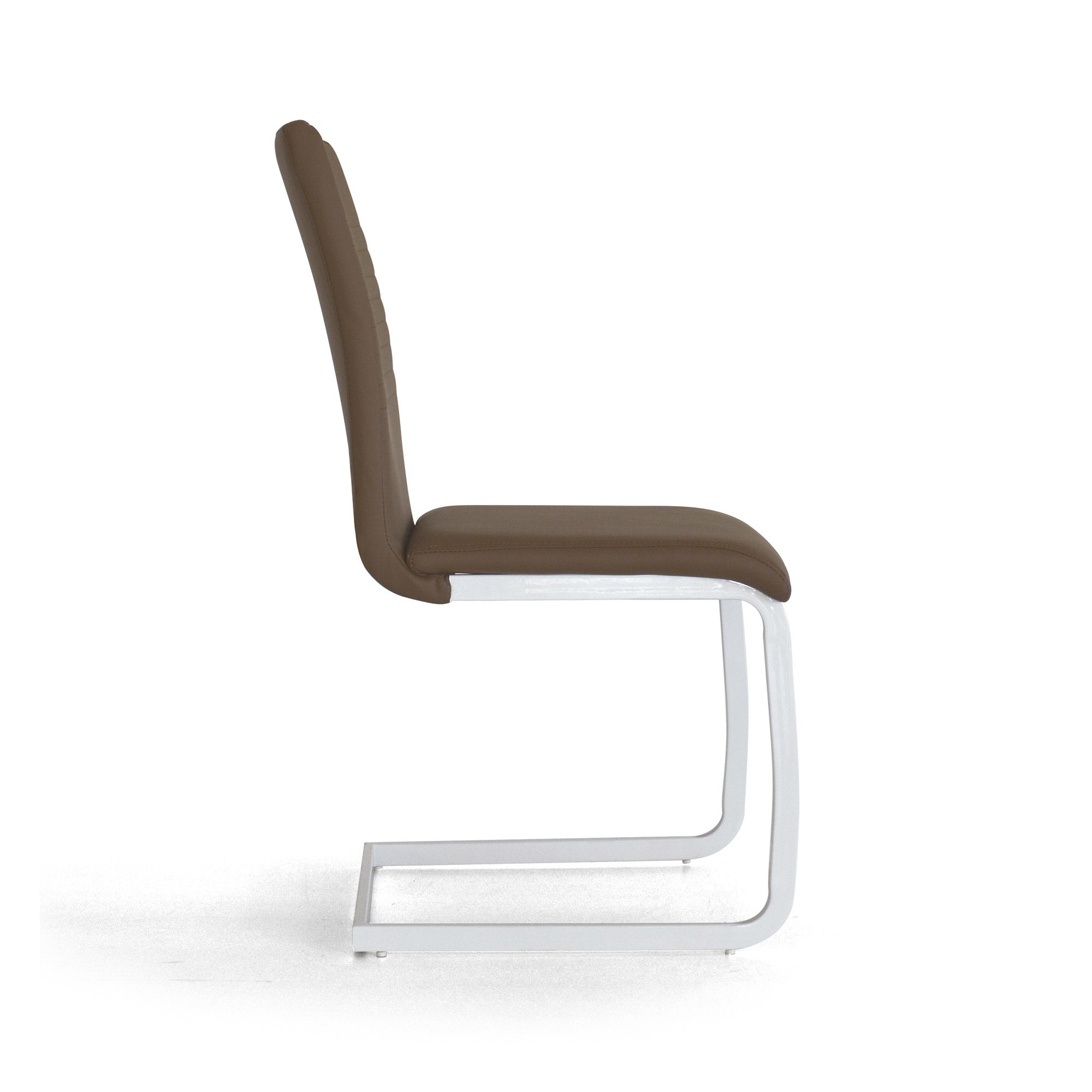 Sedia Imbottita 43x60x93 cm in Similpelle Lounge Cappuccino...