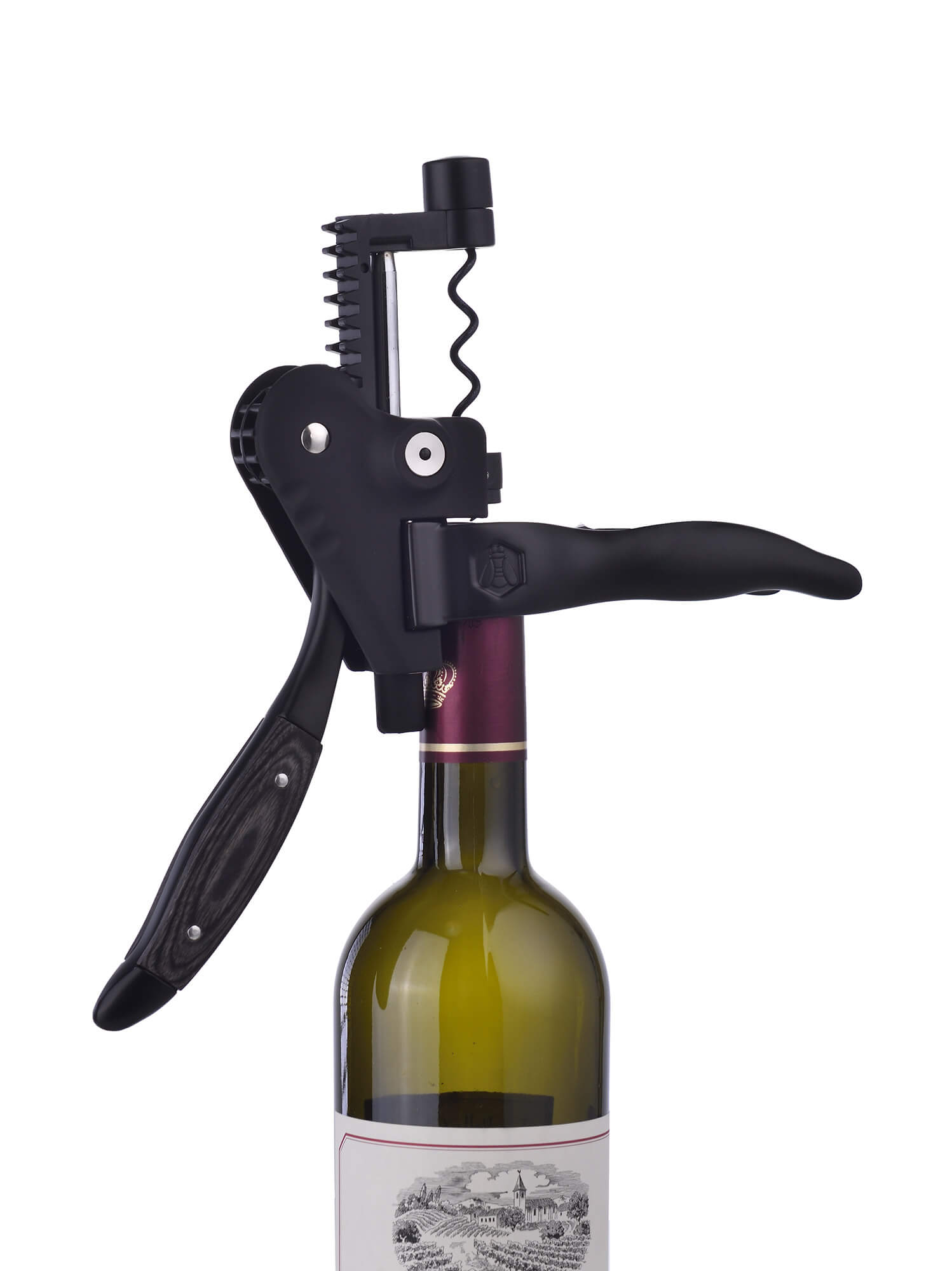 Cavatappi a Leva Rabbit Nero Opaco...