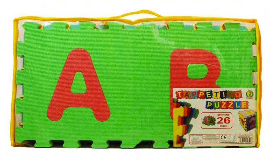 Image of Tappeto Puzzle Gioco Bambini 26 Lettere dell&#39;Alfabeto Kids Joy
