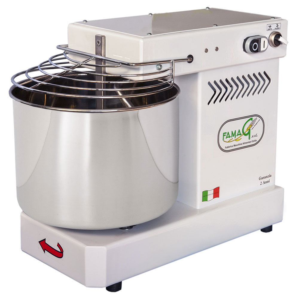 Image of Impastatrice a Spirale Testa Fissa 8Kg 350W Famag IM8/230 10 Velocità