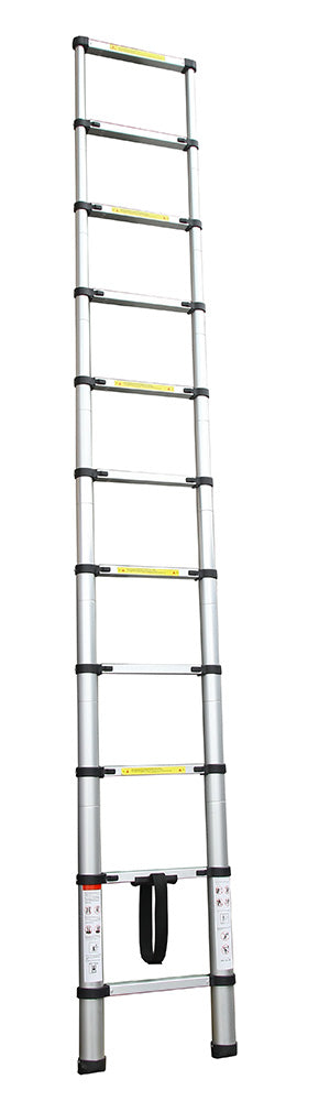 Scala Telescopica Estensibile Salvaspazio 10 Gradini Altezza Max 320 cm...