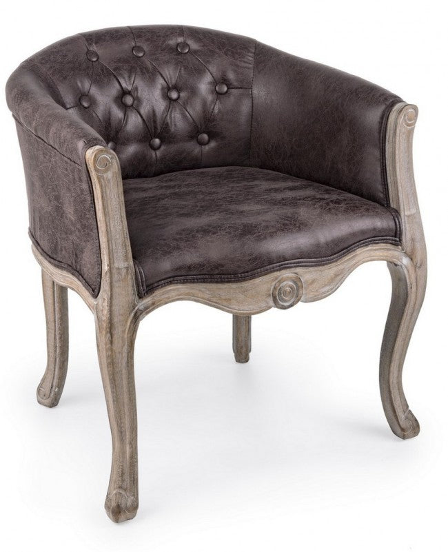 Set 2 Poltrone 60x60x70h cm Diva Dark...