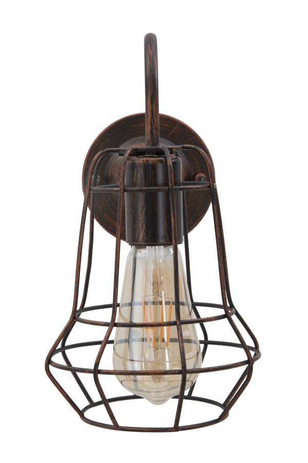 Lampada da Muro Industry 33x15x27,5 cm in Ferro...