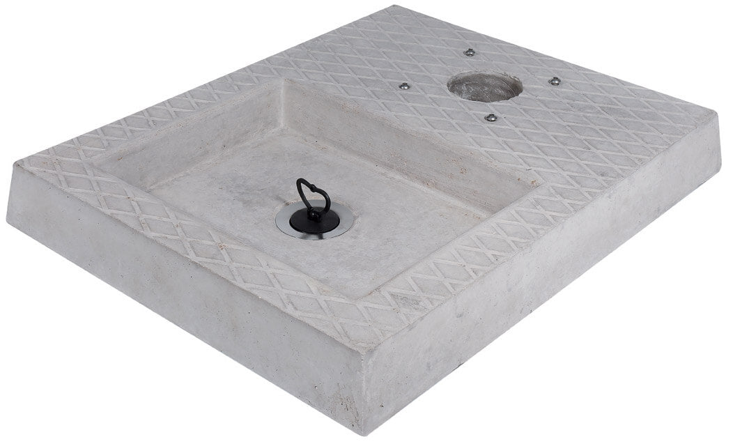 Base per Fontane 49x39x6 cm in Cemento Belfer 42/BSC/4...