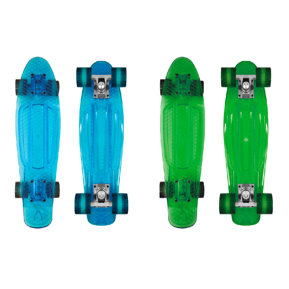 Skateboard con Tavola 57 cm in PP Vitro Blu e Verde...