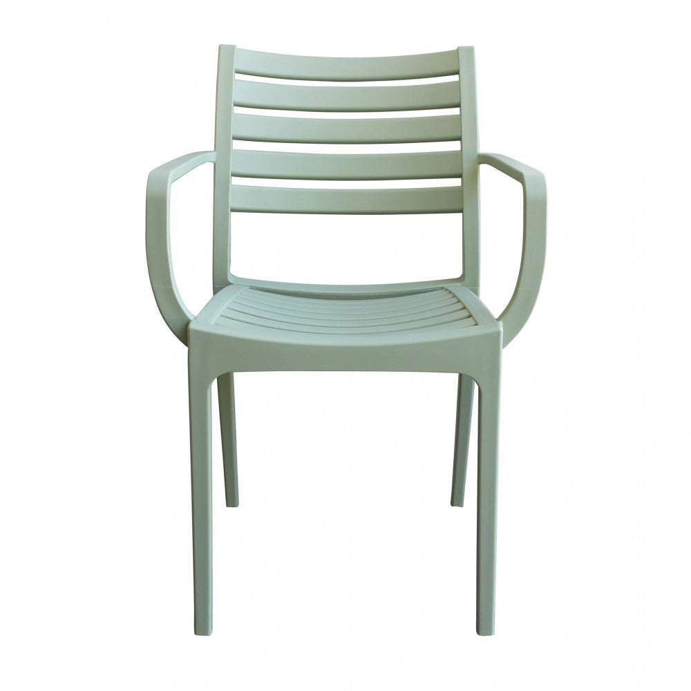 Poltrona Eveline 58,5x55,2x84 cm in Polipropilene Verde...