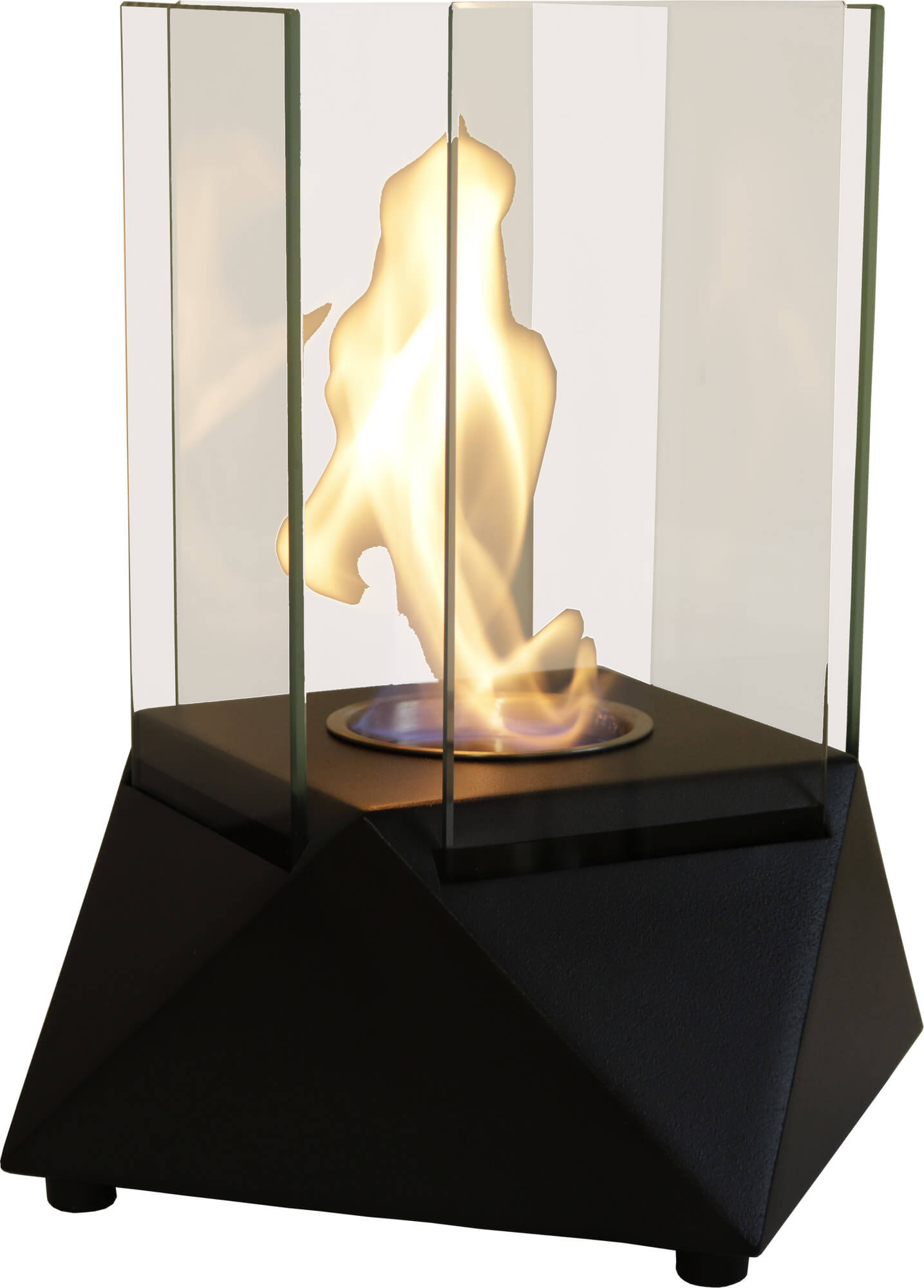 Camino a Bioetanolo da Tavolo 26x26x28 cm Oslo Nero