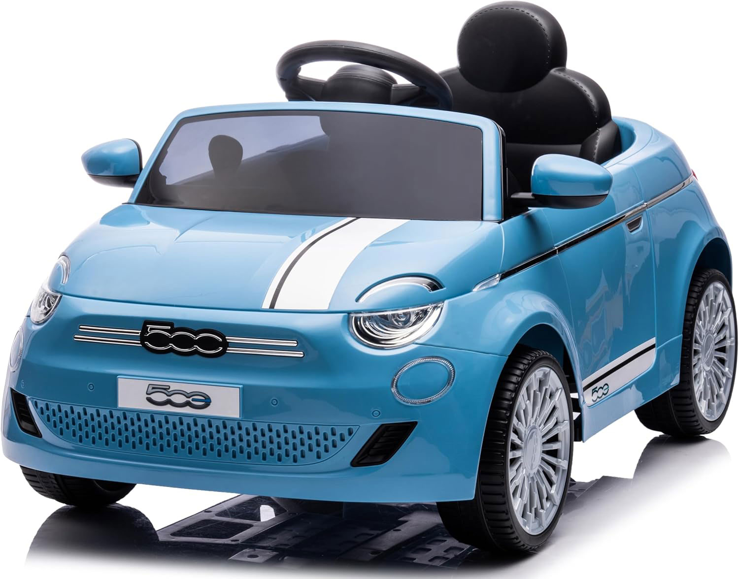 Macchina Elettrica per Bambini Licenza Ufficiale Fiat 500 Small 10,8V 3,1Ah Blu