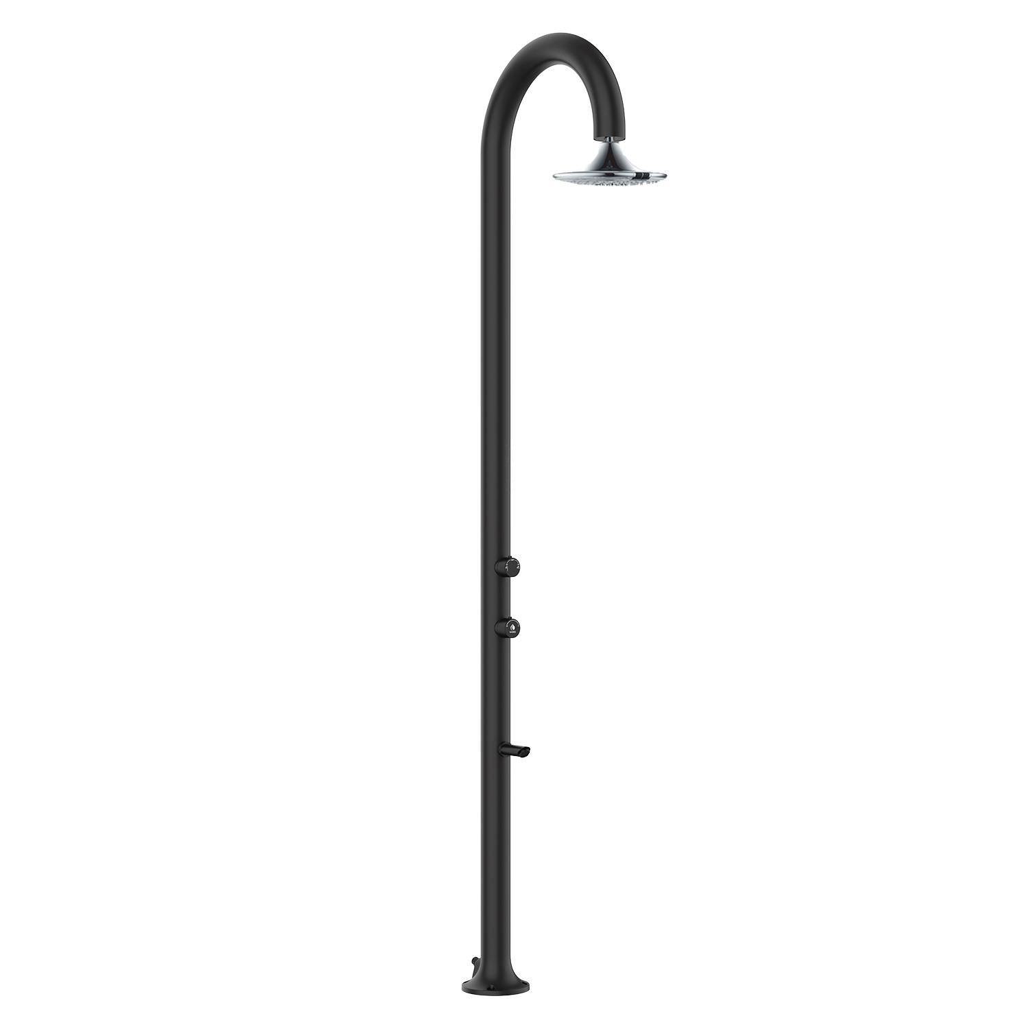 Doccia da Giardino in Alluminio Soffione I-switch Sined Luna Alu Sensor Nero