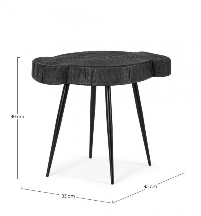 Tavolino Basso 45x35x40 cm in Legno...