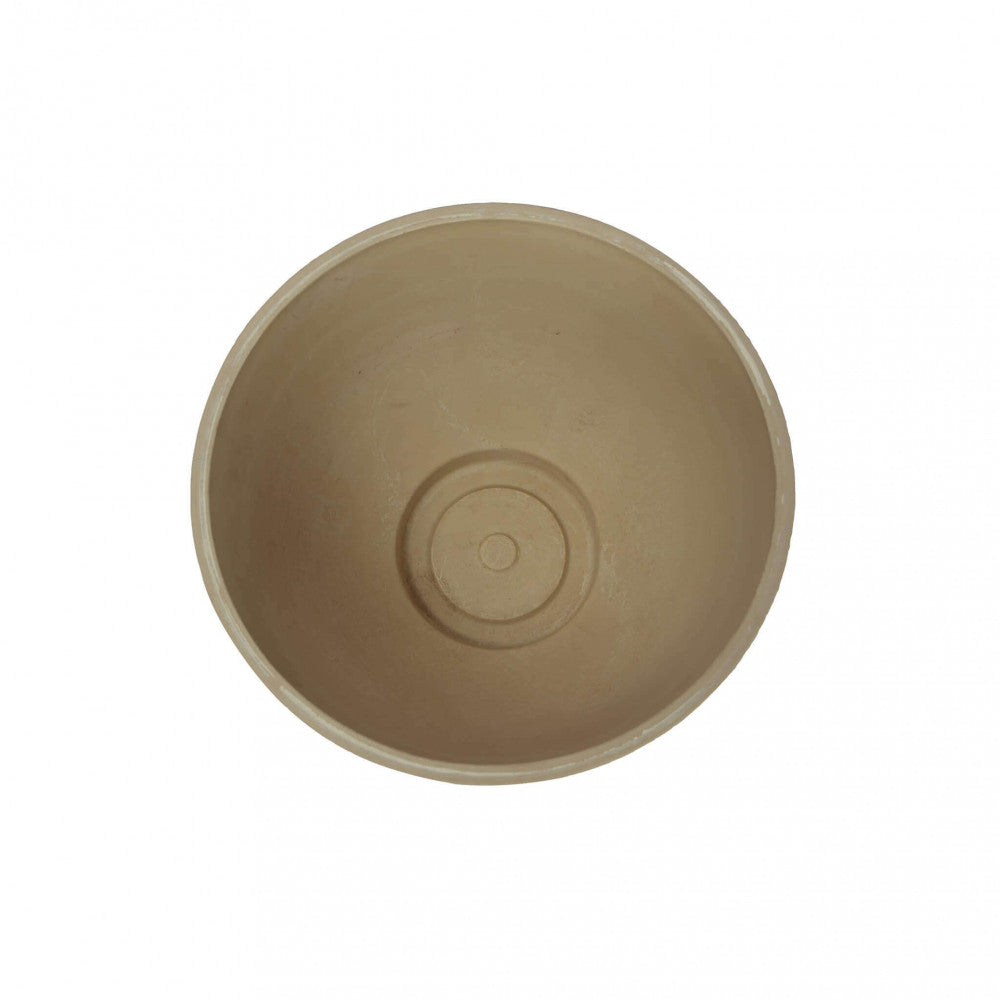 Vaso Medio Narciso Ø39x28 cm in Fibra sintetica Taupe...