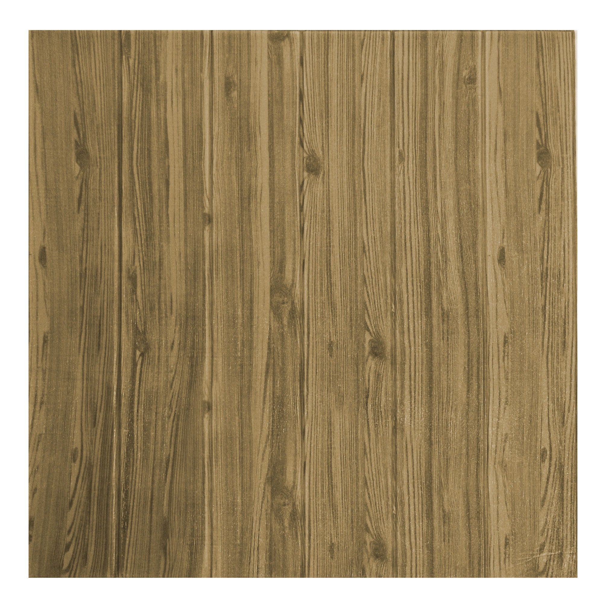 Parato 3D Adesivo in PE 70x70 cm Legno Paglierino antiurto fonoassorbente