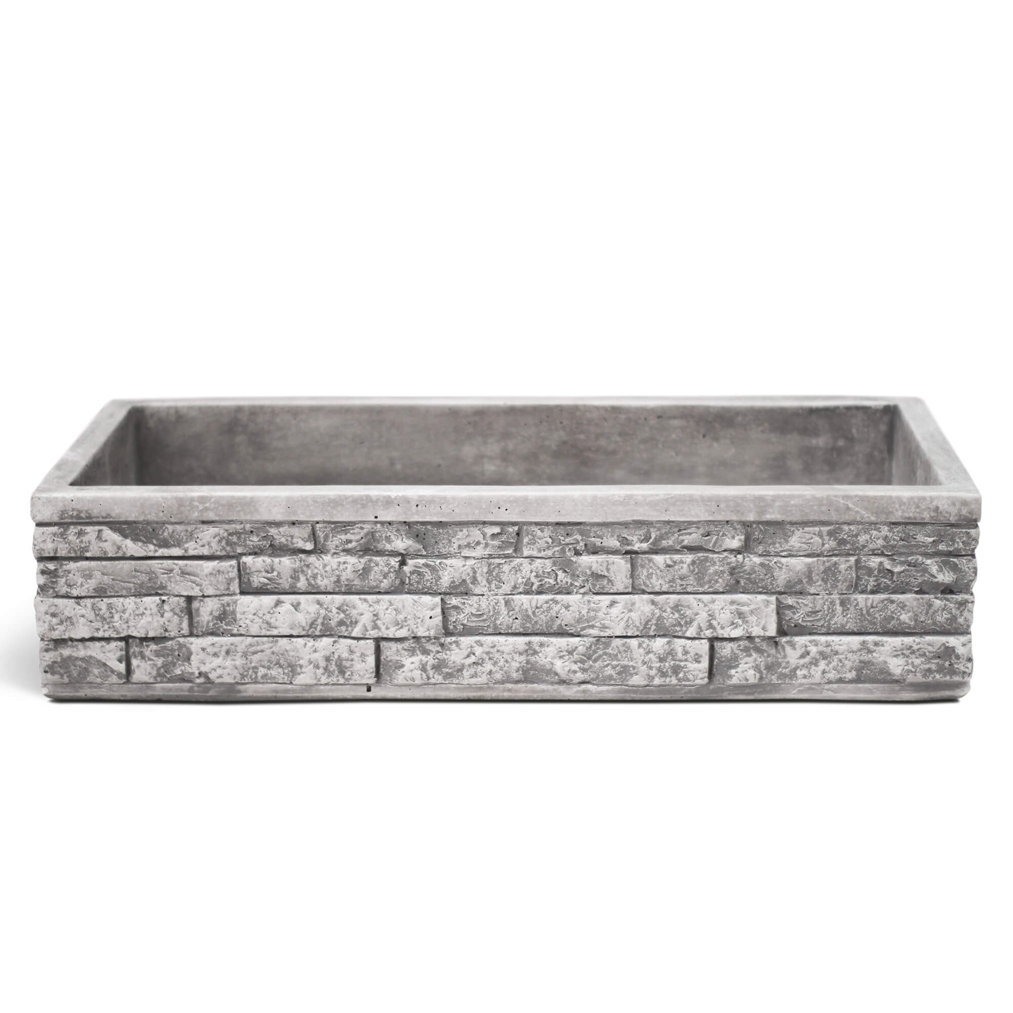 Lavello da Giardino Senza Rubinetto in Cemento Granulato di Marmo Meseta XL Grigio...