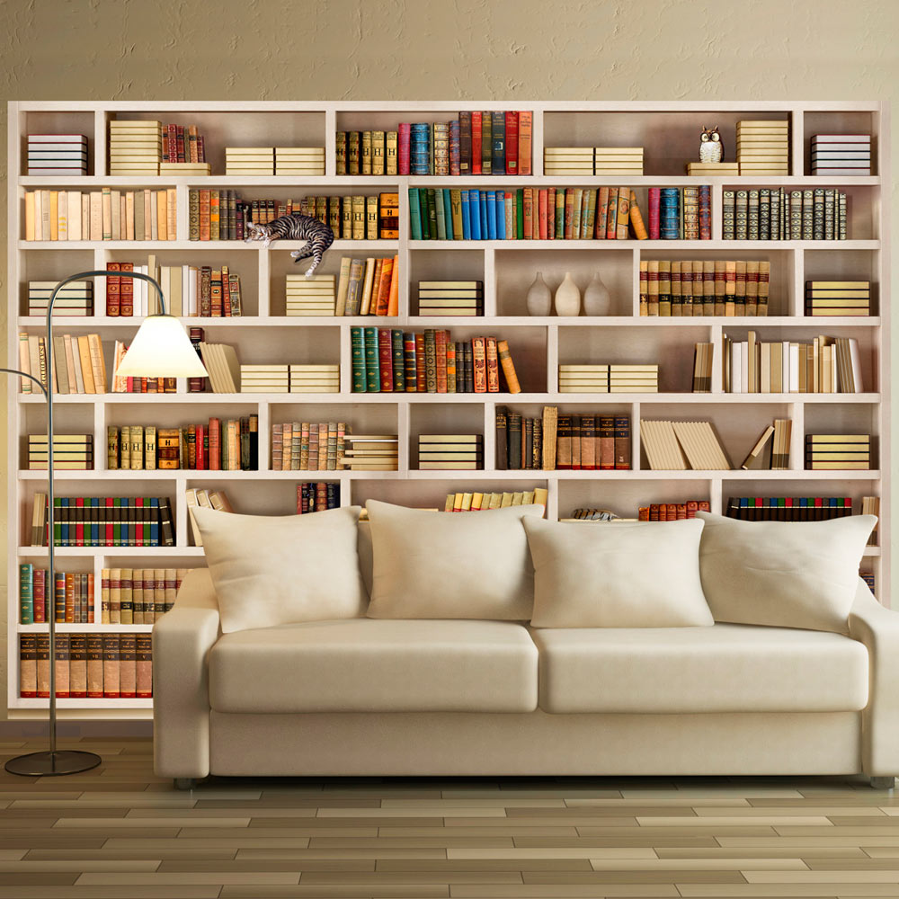 Fotomurale - Biblioteca Di Casa Carta Da Parato Erroi