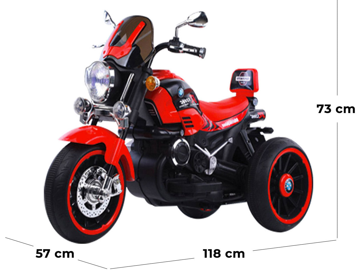 Moto Elettrica per Bambini 12V Kidfun Melbourne Rossa...