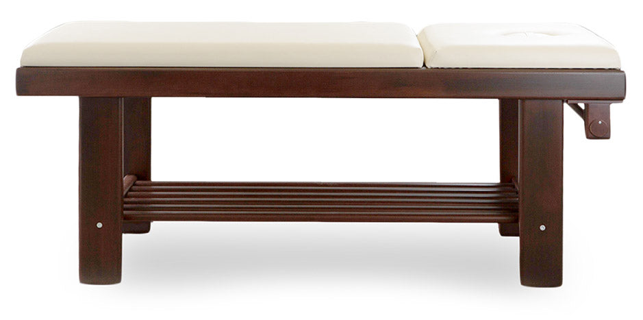 Image of Lettino da Massaggio Fisioterapia Fisso 2 Sezioni 190x70x78cm Benotti Lexia Beige Chiaro