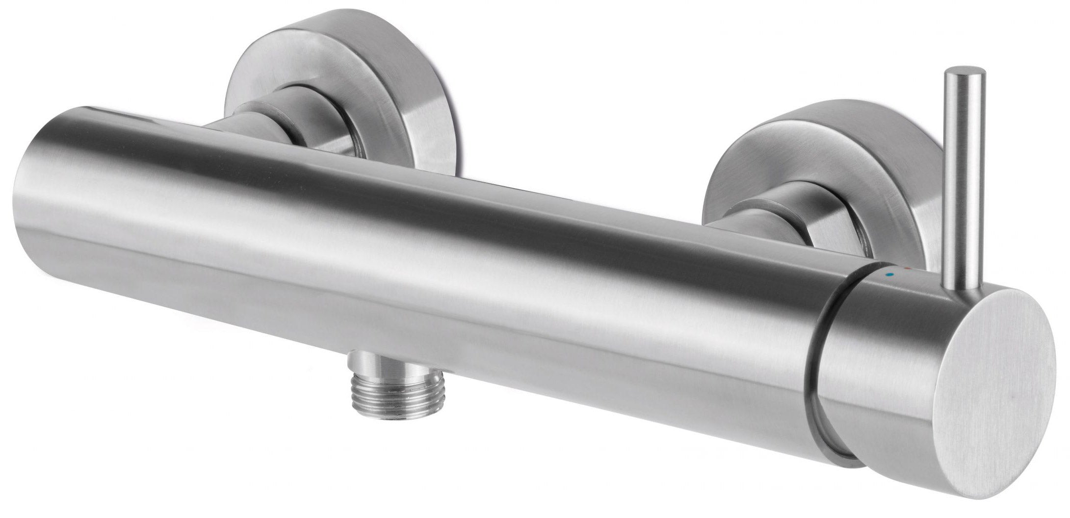 Image of Rubinetto Miscelatore Monocomando Doccia in Acciaio Inox Satinato Nilo cod009