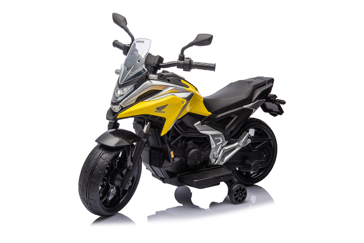 Moto Elettrica per Bambini Licenza Ufficiale Honda NC750X 12V 4,5Ah Giallo