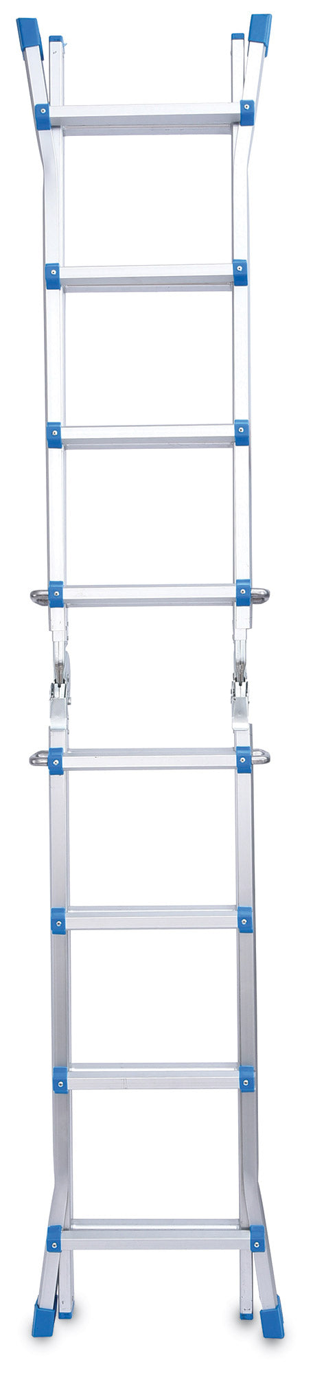 Scala Telescopica in Alluminio 4+4 Gradini Fadi Everest Silver...