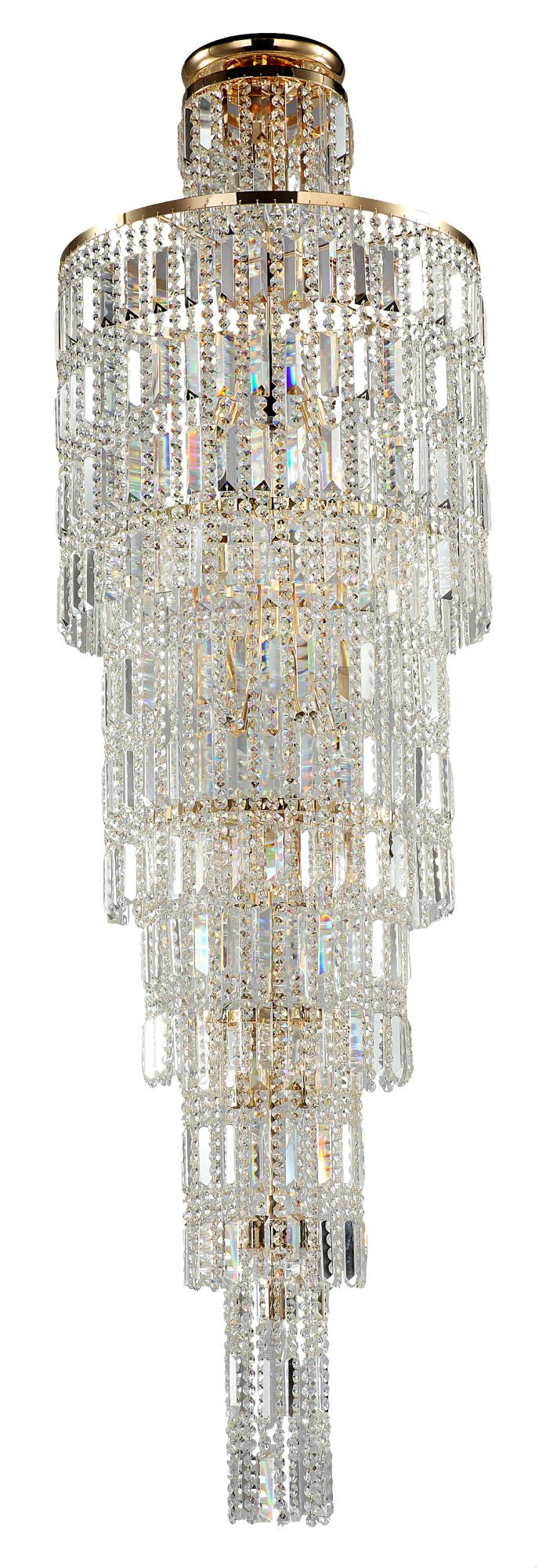 Image of Lampadario Royal Classic in Metallo Niagara Oro