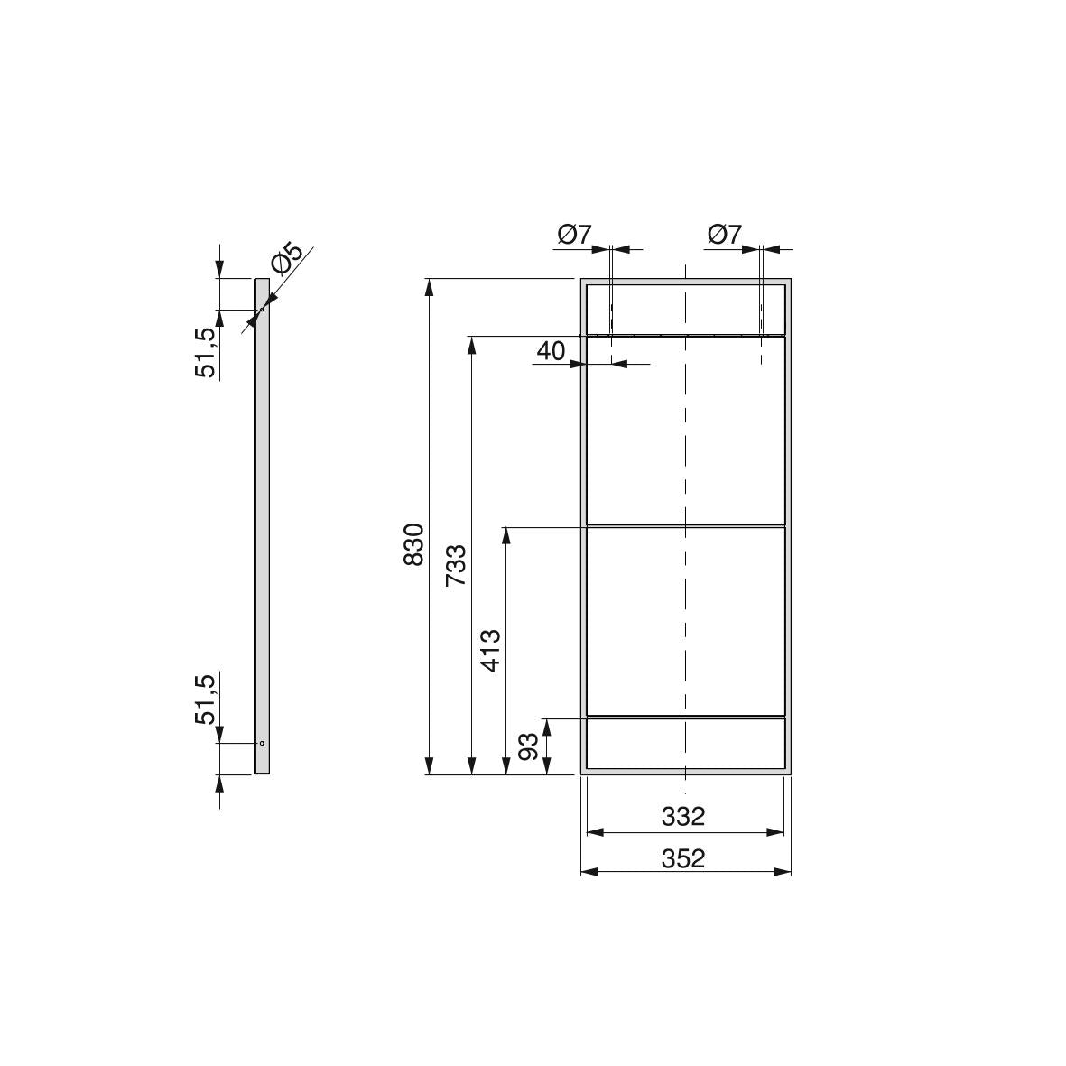 Struttura per Scaffale Lader H830 Verniciato Nero Acciaio Emuca...