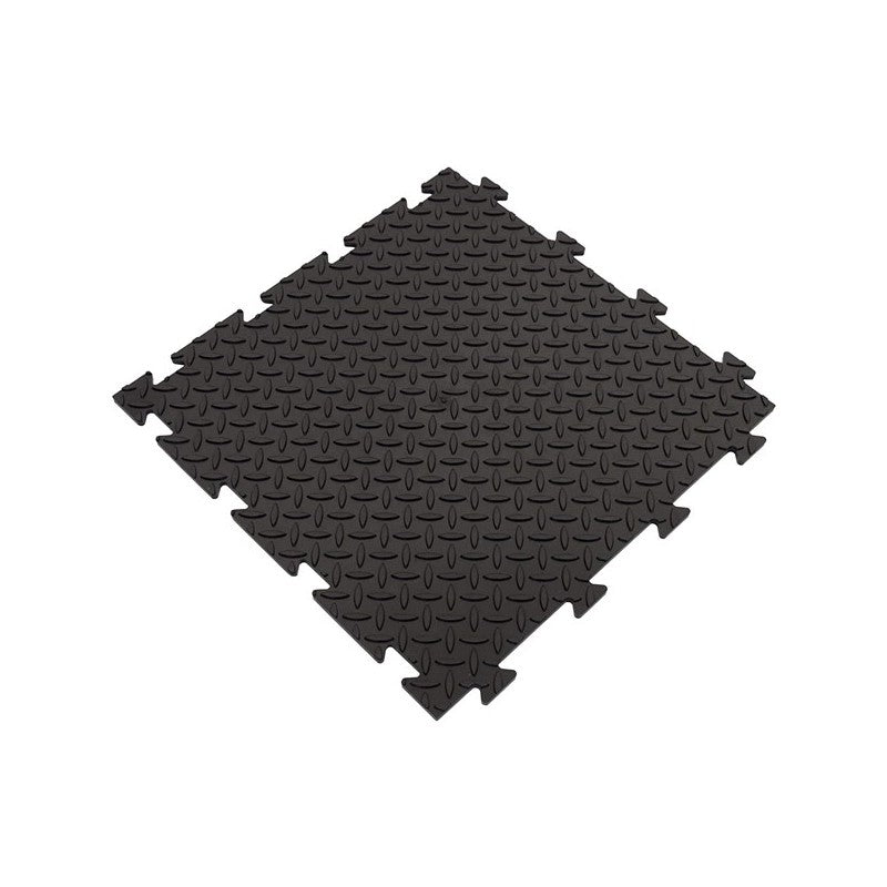 Set 4 Piastrelle Morbida Antiscivolo in PVC 50 x 50 cm Chicchi di Riso...