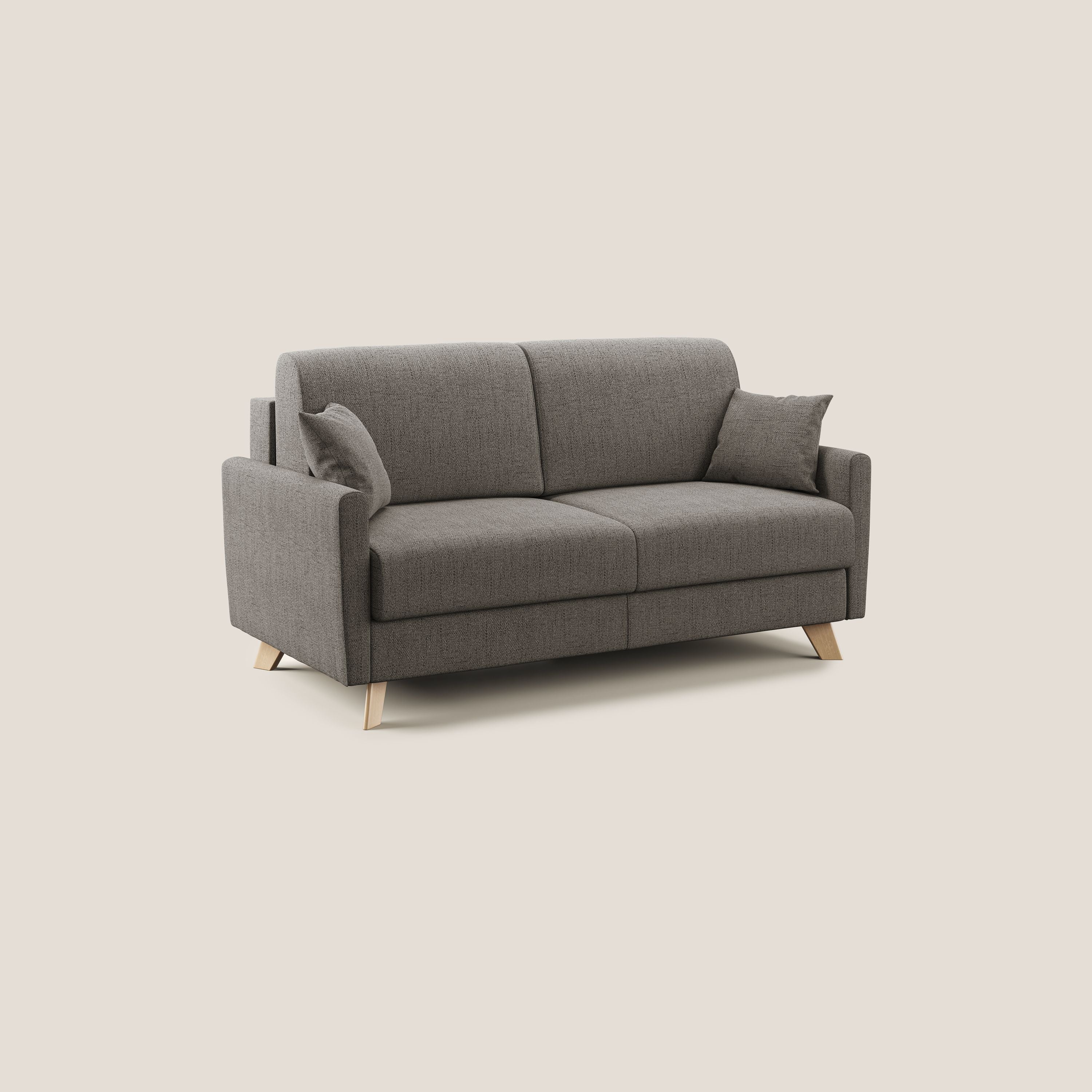 Divano Letto 3 Posti 200x94x97 cm in Tessuto Talpa