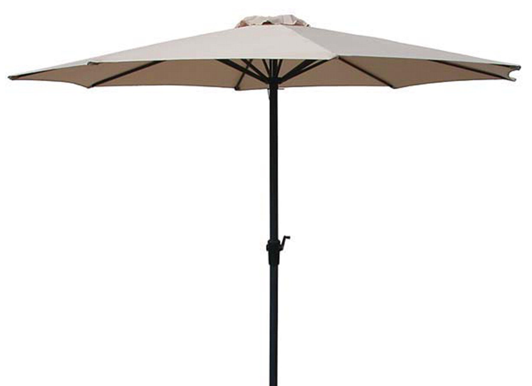 Ombrellone da Giardino Ø3 m Palo Ø48 mm in Metallo Becker Beige