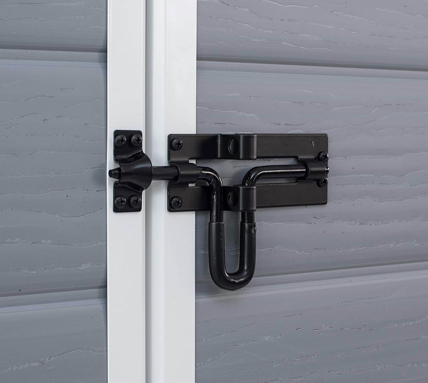 Casetta da Giardino Porta Attrezzi 183,5x185x200 cmin Resina Effetto Legno Keter Manor Pent 6x6 Grigia...