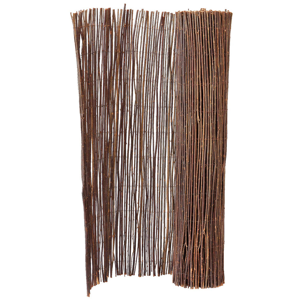 Arella Frangivista da Giardino in Salice 1,5x3m Rama Canes Marrone...