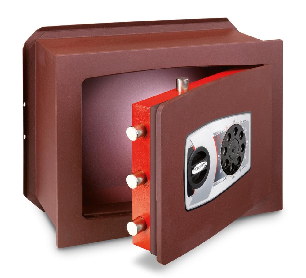 Image of Cassaforte a Muro Unica Serie Combinazione Meccanica Technomax - 340X460X240Mm