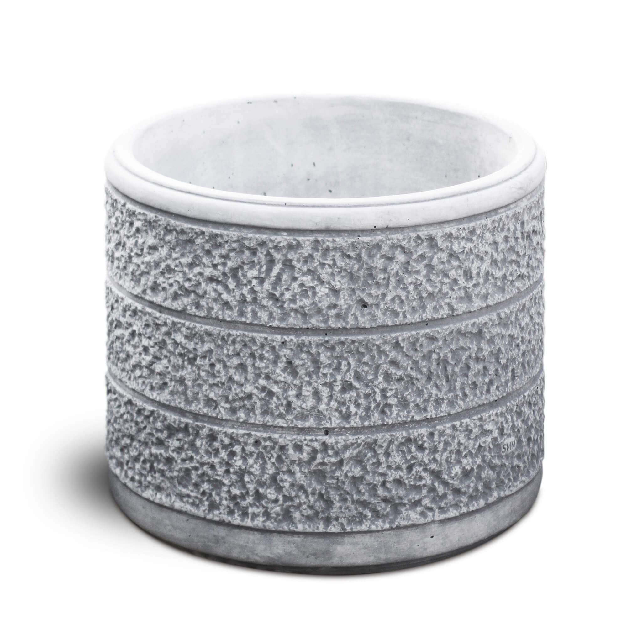 Vaso da Giardino 44x44x36 cm in Cemento Granulato di Marmo Monviso Medio Grigio...