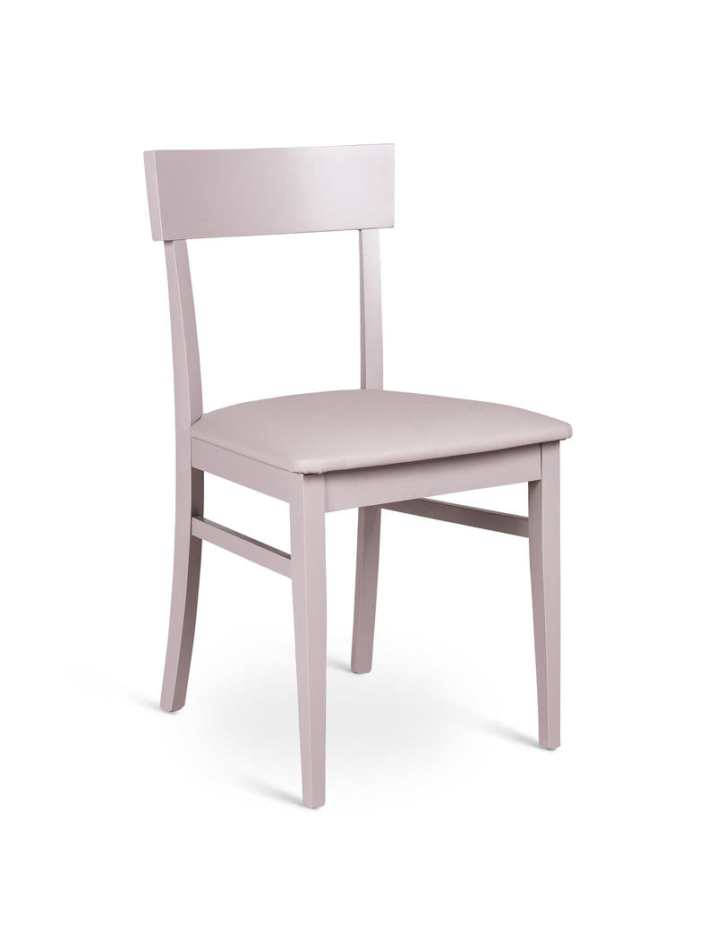 Set 2 Sedie 44x45xH82 cm in Similpelle Monaco Grigio Chiaro...
