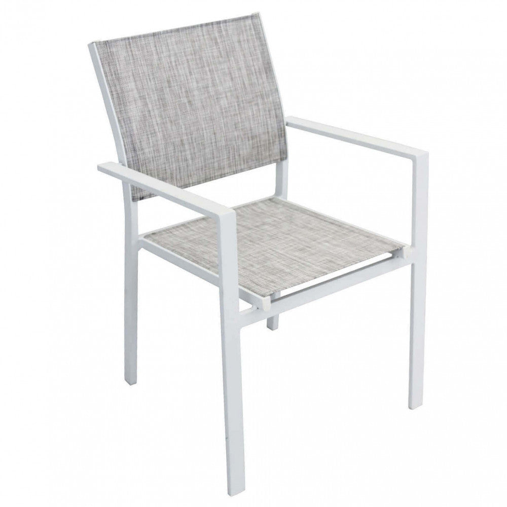 Image of Poltrona Jamaica 55x58x85 h cm in Textilene Bianco