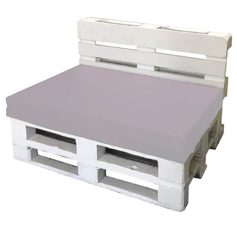 Cuscini per Pallet 120x80cm Seduta e Schienale in Poliestere Avalli Lilla...