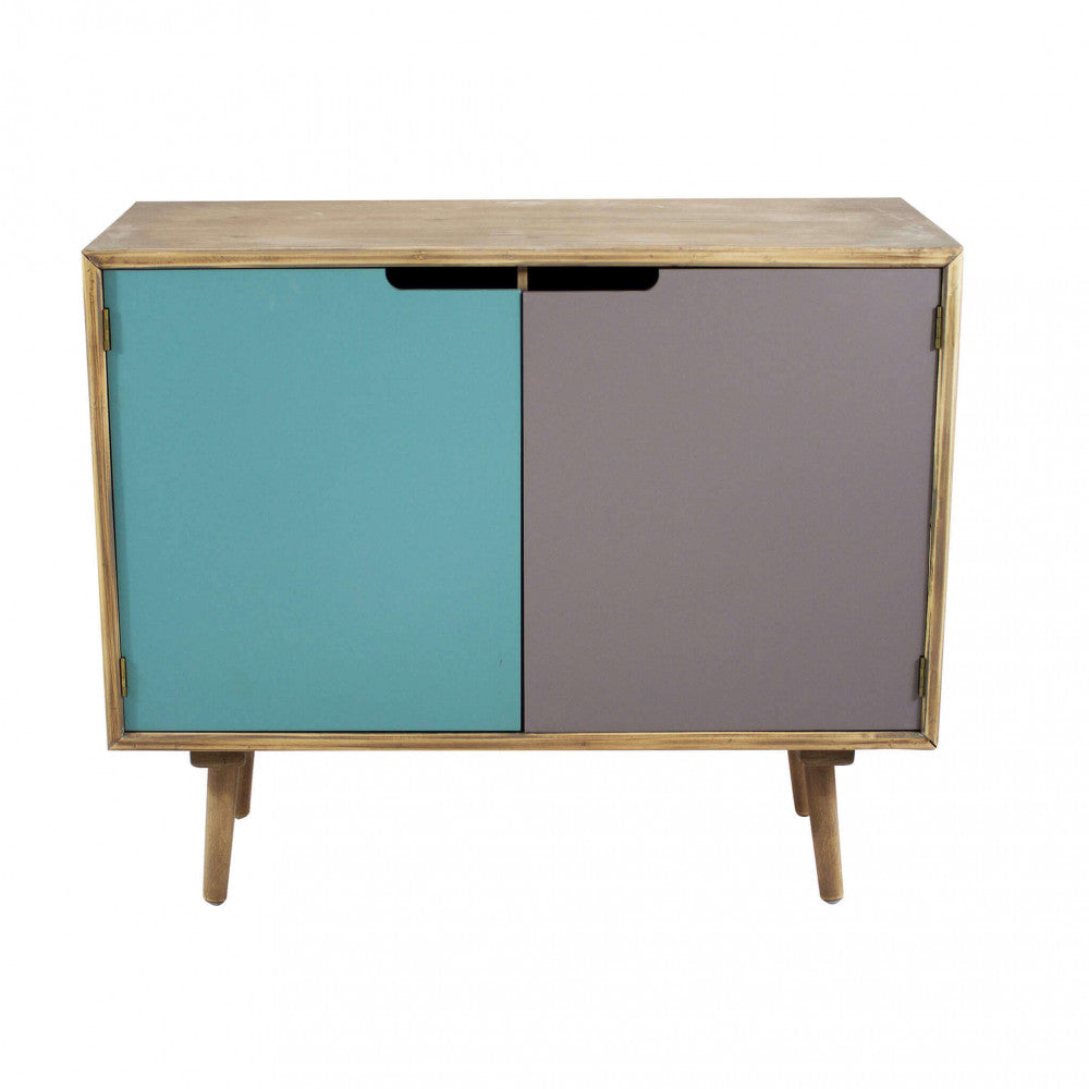 Mobiletto Niagara 80x35,5x66,8 h cm in Legno Multicolor...