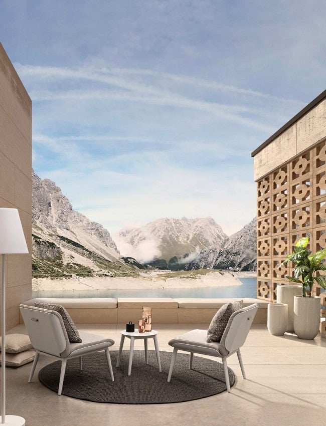 Tappeto da Esterno Ø200x1,1 cm Daya Grigio...