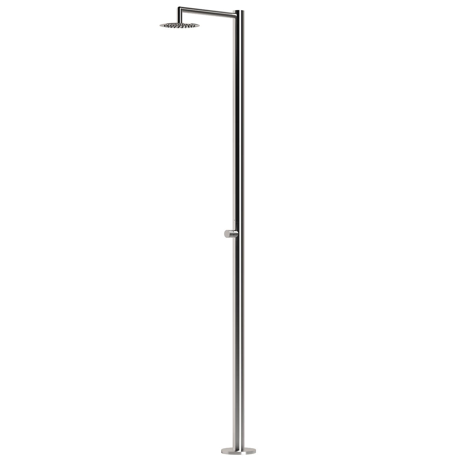 Image of Doccia da Giardino ad Acqua Frossoda in Acciaio Inox con Temporizzatore Sined Polifemo