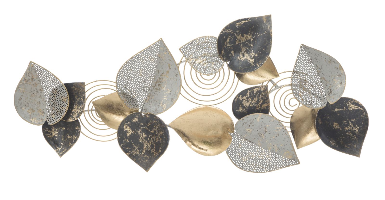 Image of Pannello Half Leaf 97x5,5x43 cm in Ferro Multicolor
