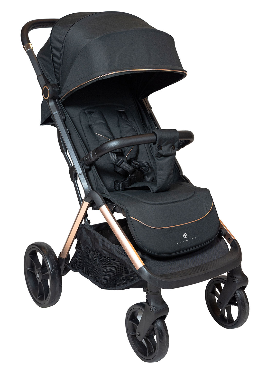 Passeggino Pieghevole Chiusura Automatica per Bambini Barotti Mega Nero...