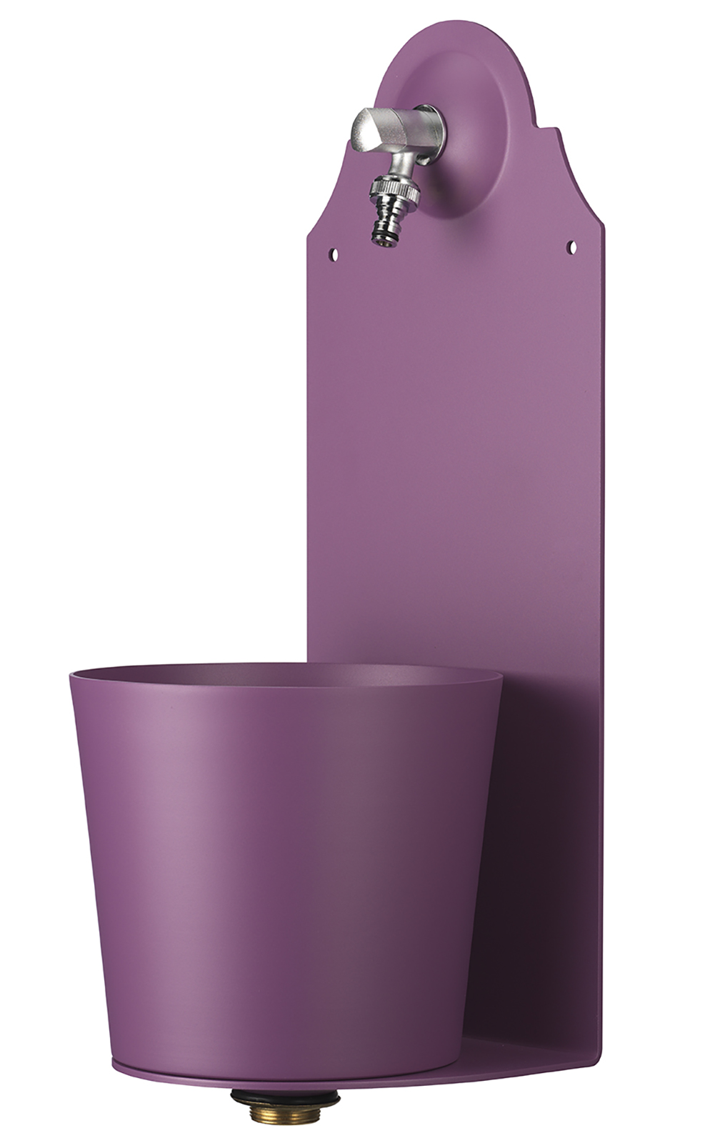 Fontana a Parete da Giardino con Rubinetto Belfer 42/PRX Viola