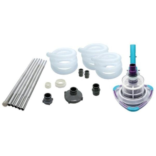 Image of Aspiratore per Fondo Spinta Manuale Asta 240 Cm Manutenzione e Pulizia Piscina Kokido